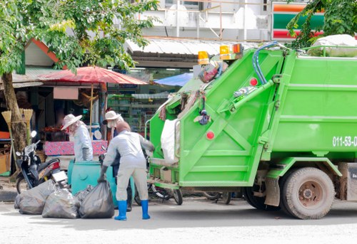 Commercial waste management services at a Balham business center